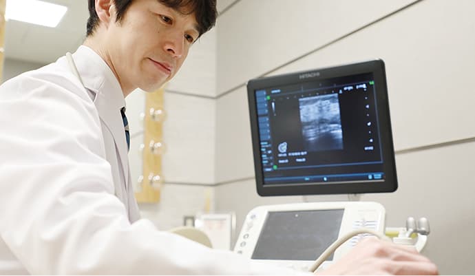 乳腺用エコーによる検査 - Echo diagnosis